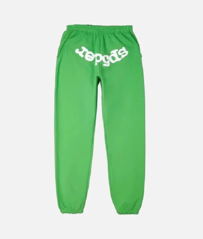 Green Sp5der Sweatpants (2)