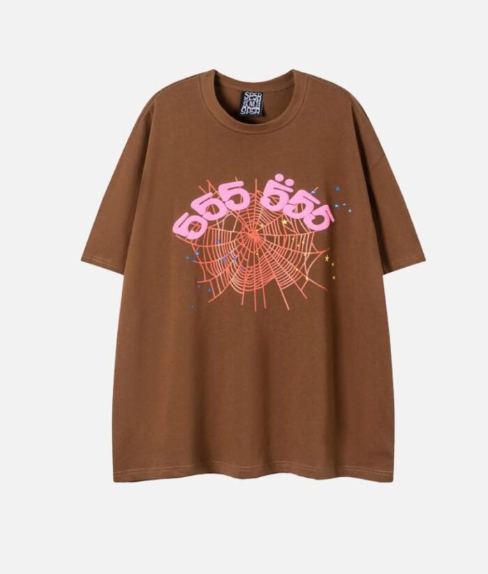 Sp5der T Shirt Brown