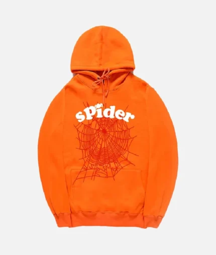Spider Hoodie Orange (2)